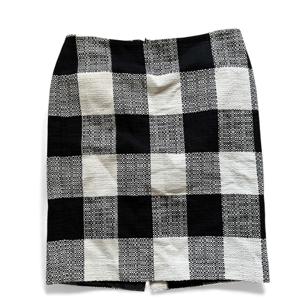 Talbots Black and White Checkered Women's Skirt size 8P